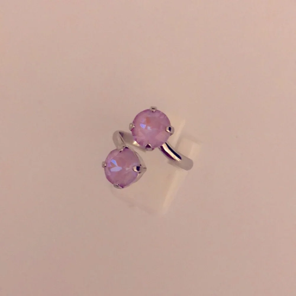 Lavender Crystal Ring